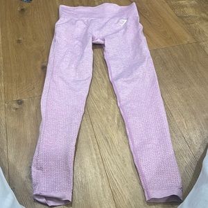 GYMSHARK Pink Leggings Size S
